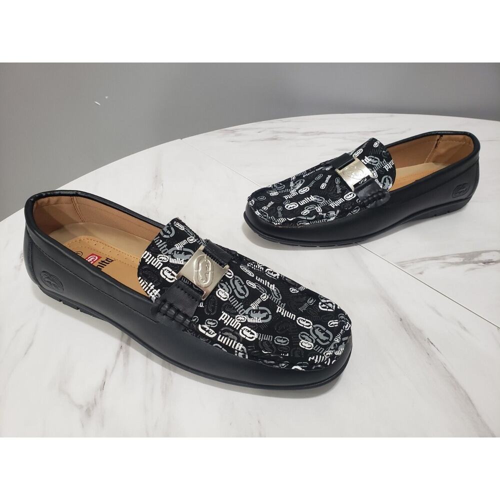 NEW Size 10 Ecko Unltd Slip-On Aldway Casual House Loafers Dress Shoes grandpa‎